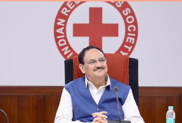 Sh. J P Nadda Hon'ble Union Minister of HFW & Chairman IRCS