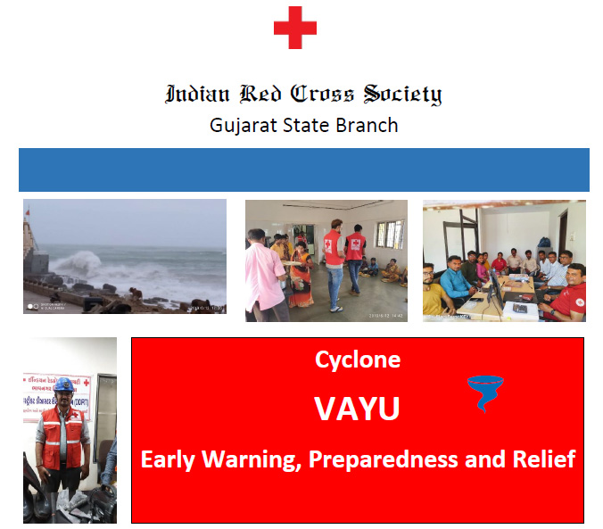 Relief Report Cyclone Vayu Gujarat